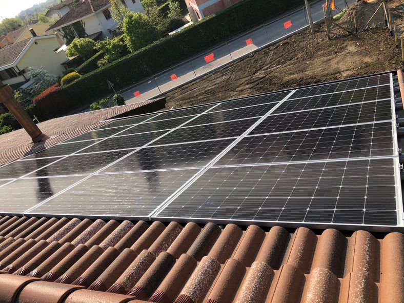 Realizzazione impianto fotovoltaico da 6 Kwp presso abitazione privata a Treviso